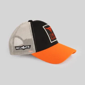 Unisex Orange & Black Trucker Cap by One Player - Image 1