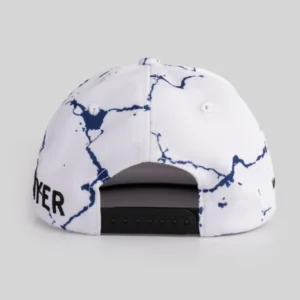 Unisex Black & White Snapback Cap by One Player - Image 4