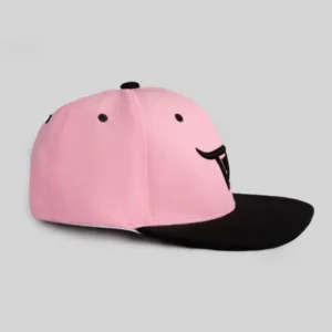 Unisex Black & Pink Snapback Cap by One Player - Image 1